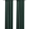 vidaXL - Gordijn - Groen - Stof - 140 x 245 cm - 2 stuks