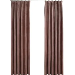 Kant &Amp; Klaar Gordijnen-vidaXL - Gordijn - Roze - Fluweel - 140 x 245 cm - 2 stuks