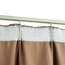 Gordijnen|Kant &Amp; Klaar Gordijnen-vidaXL - Gordijn - Taupe - Stof - 140 x 225 cm - 2 stuks