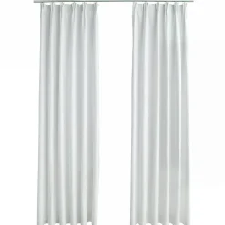 Kant &Amp; Klaar Gordijnen-vidaXL - Gordijn - Wit - Stof - 140 x 245 cm - 2 stuks