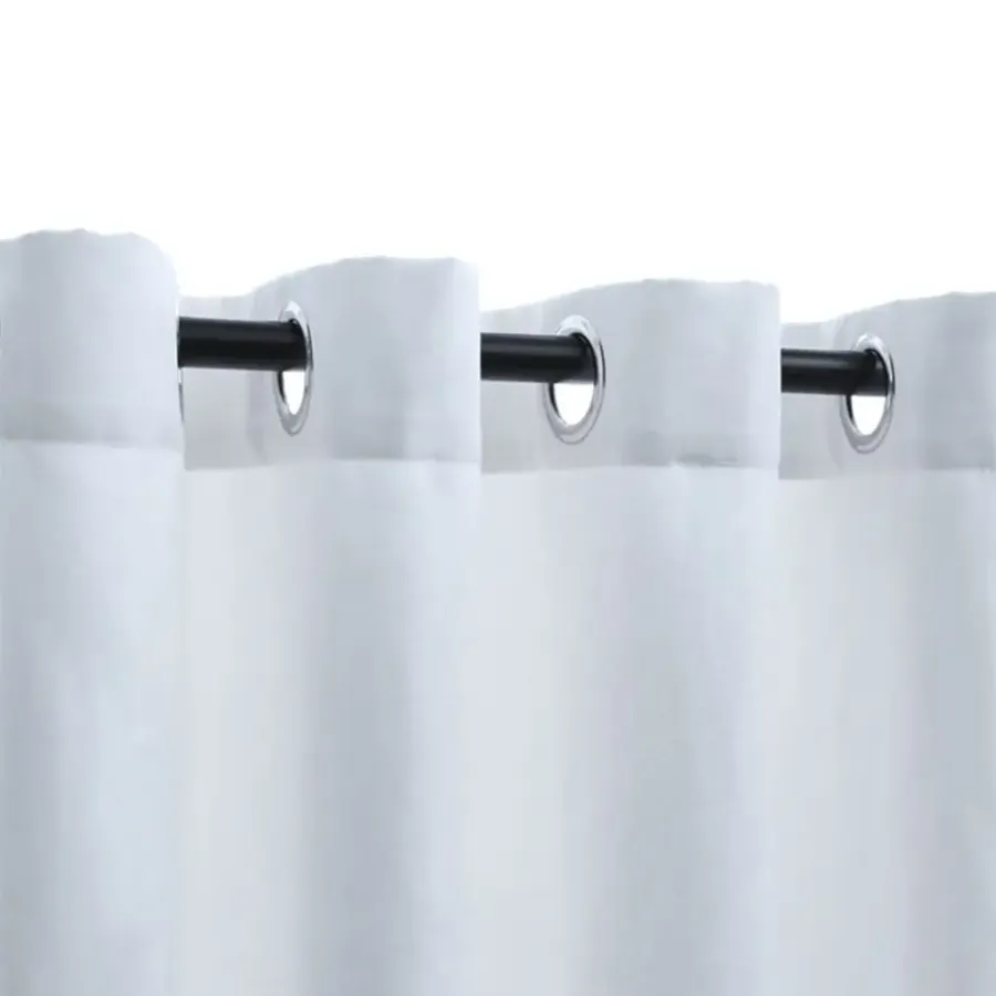 Kant &Amp; Klaar Gordijnen-vidaXL - Gordijn - Wit - Stof - 140 x 175 cm - 2 stuks