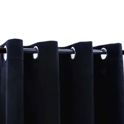 Kant &Amp; Klaar Gordijnen-vidaXL - Gordijn - Zwart - Fluweel - 140 x 175 cm - 2 stuks