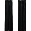 vidaXL - Gordijn - Zwart - Fluweel - 140 x 225 cm - 2 stuks
