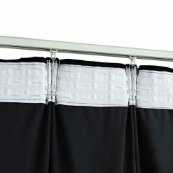 vidaXL - Gordijn - Zwart - Fluweel - 140 x 225 cm - 2 stuks