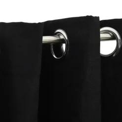 vidaXL - Gordijn - Zwart - Stof - 140 x 225 cm - 2 stuks