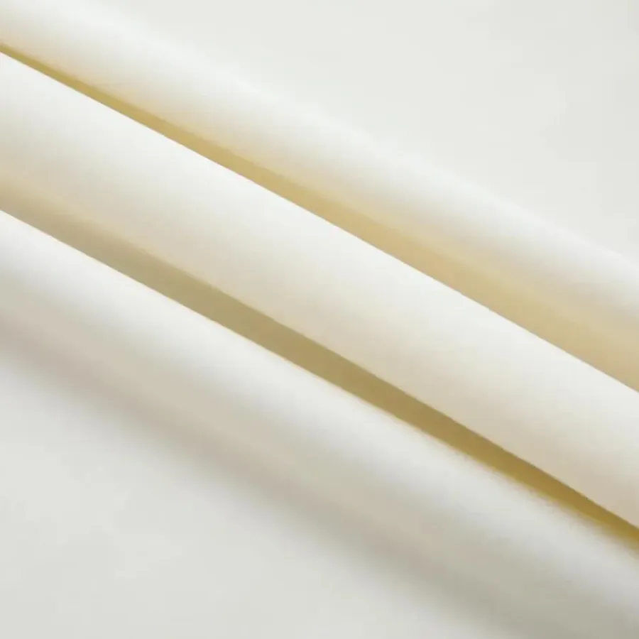 vidaXL - Gordijn verduisterend met haken - Crème - Fluweel - 290 x 245 cm