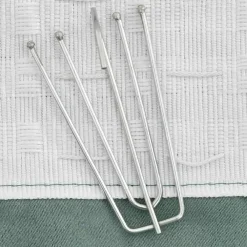 vidaXL - Gordijnen verduisterend - Groen - Stof - 140 x 175 cm - 2 stuks