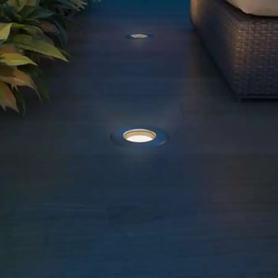 vidaXL - Grondspot - Zilver - Aluminium - 3 stuks