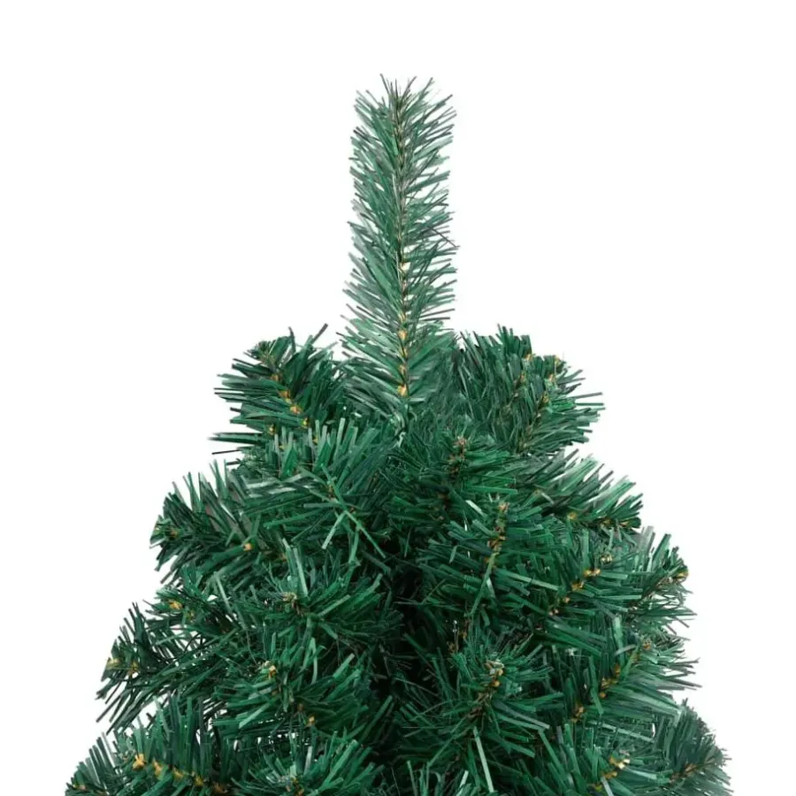 vidaXL - Halve Kerstboom - Groen - 240 x 125 cm
