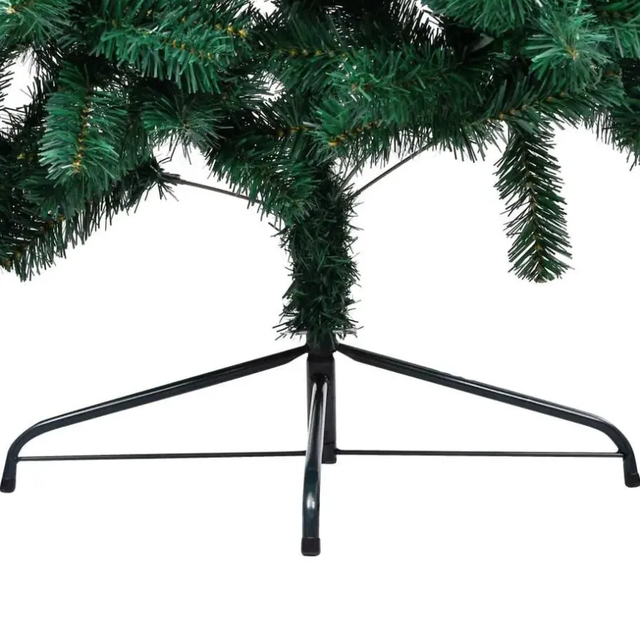 vidaXL - Halve Kerstboom - Groen - 240 x 125 cm