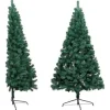 vidaXL - Halve Kerstboom - Groen - 210 x 120 cm