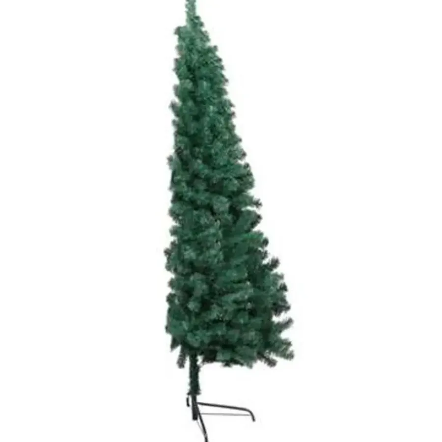 vidaXL - Halve Kerstboom - Groen - 210 x 120 cm