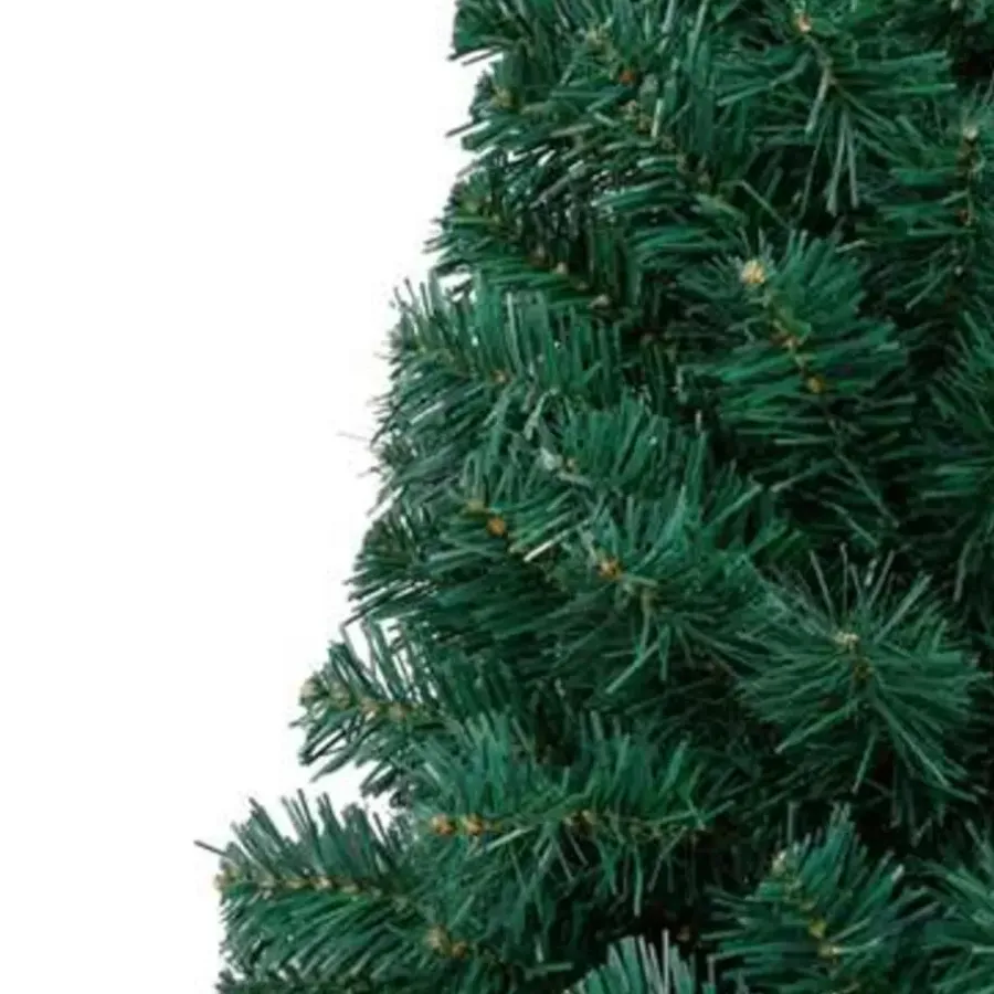 vidaXL - Halve Kerstboom - Groen - 210 x 120 cm