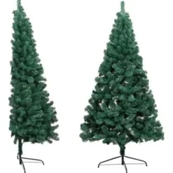 vidaXL - Halve Kerstboom - Groen - 150 x 95 cm
