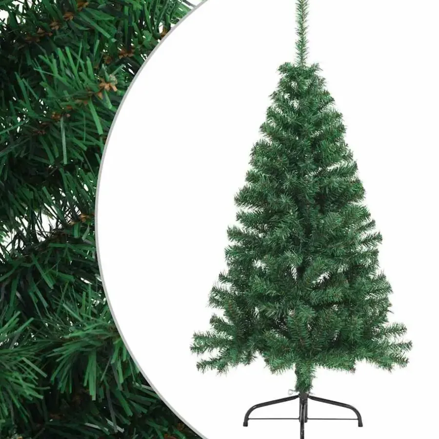 vidaXL - Halve Kerstboom - Groen - 150 x 95 cm