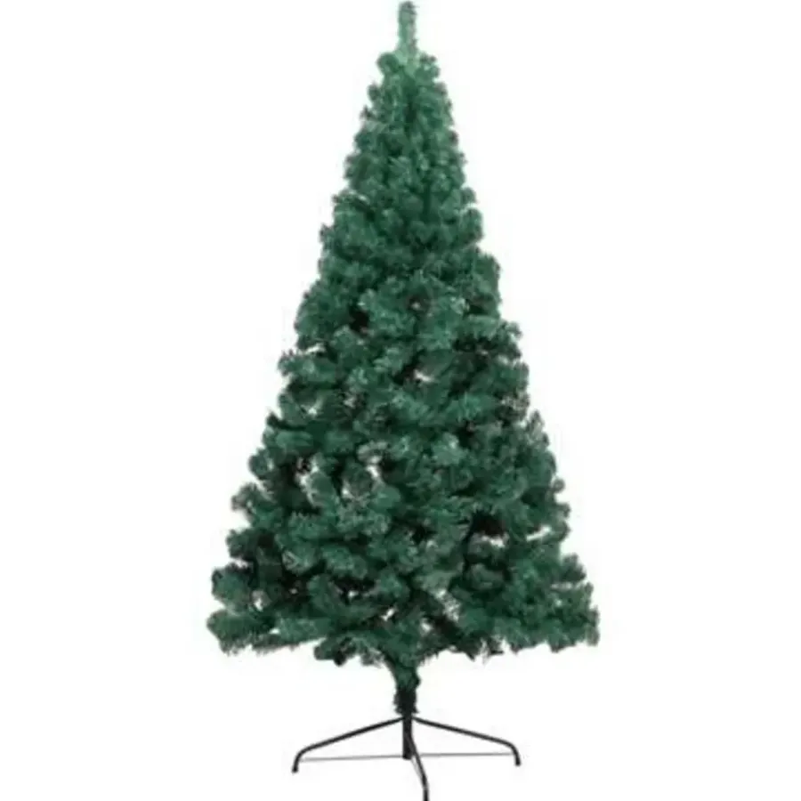 vidaXL - Halve Kerstboom - Groen - 150 x 95 cm