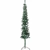 Kerstbomen-vidaXL - Halve Kunstkerstboom - Groen - 180 cm