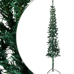 vidaXL - Halve Kunstkerstboom - Groen - 120 cm