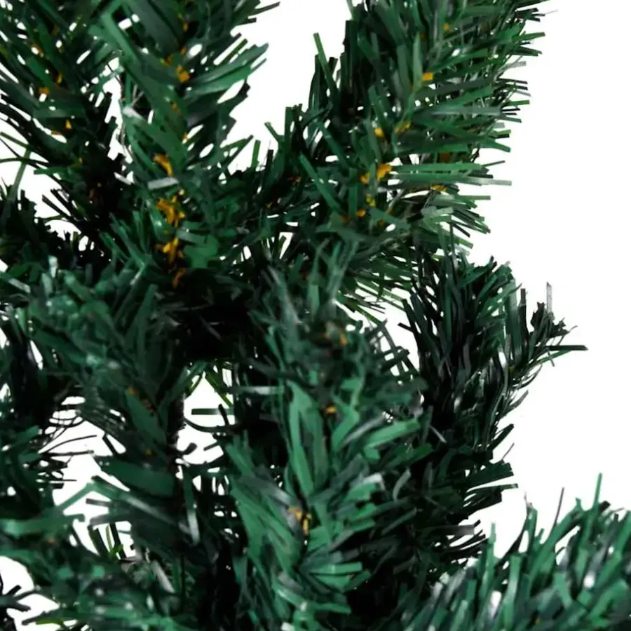 vidaXL - Halve Kunstkerstboom - Groen - 120 cm