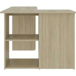 vidaXL - Hoekbureau - Bruin - Bewerkt hout
