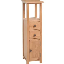 Wandkasten-vidaXL - Hoekkast - Bruin - Hout