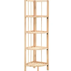 Wandrekken-vidaXL - Hoekschap - Beige - Hout