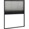 Raam En Deurhorren-vidaXL - Hor - Antraciet - Glasvezel - 60 x 80 cm