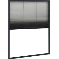 Raam En Deurhorren-vidaXL - Hor - Antraciet - Glasvezel - 60 x 80 cm