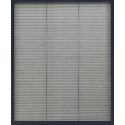 Raam En Deurhorren-vidaXL - Hor - Antraciet - Glasvezel - 60 x 80 cm