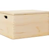 Opbergboxen-vidaXL - Houten Kist - Bruin - Grenenhout - 40 x 30 x 23 cm