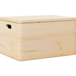 Opbergboxen-vidaXL - Houten Kist - Bruin - Grenenhout - 40 x 30 x 23 cm