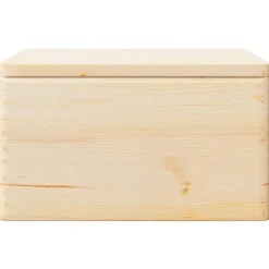 Opbergboxen-vidaXL - Houten Kist - Bruin - Grenenhout - 40 x 30 x 23 cm