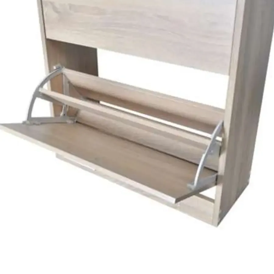 Schoenenkasten-vidaXL - Houten Schoenenkast - Bruin - Hout