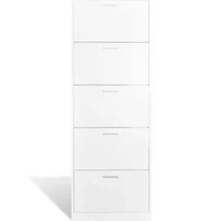 vidaXL - Houten Schoenenkast - Wit - Hout