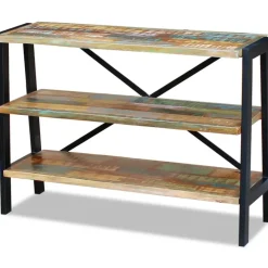 vidaXL - Houten Tafel - Multikleur - Hout