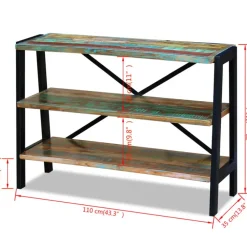 vidaXL - Houten Tafel - Multikleur - Hout