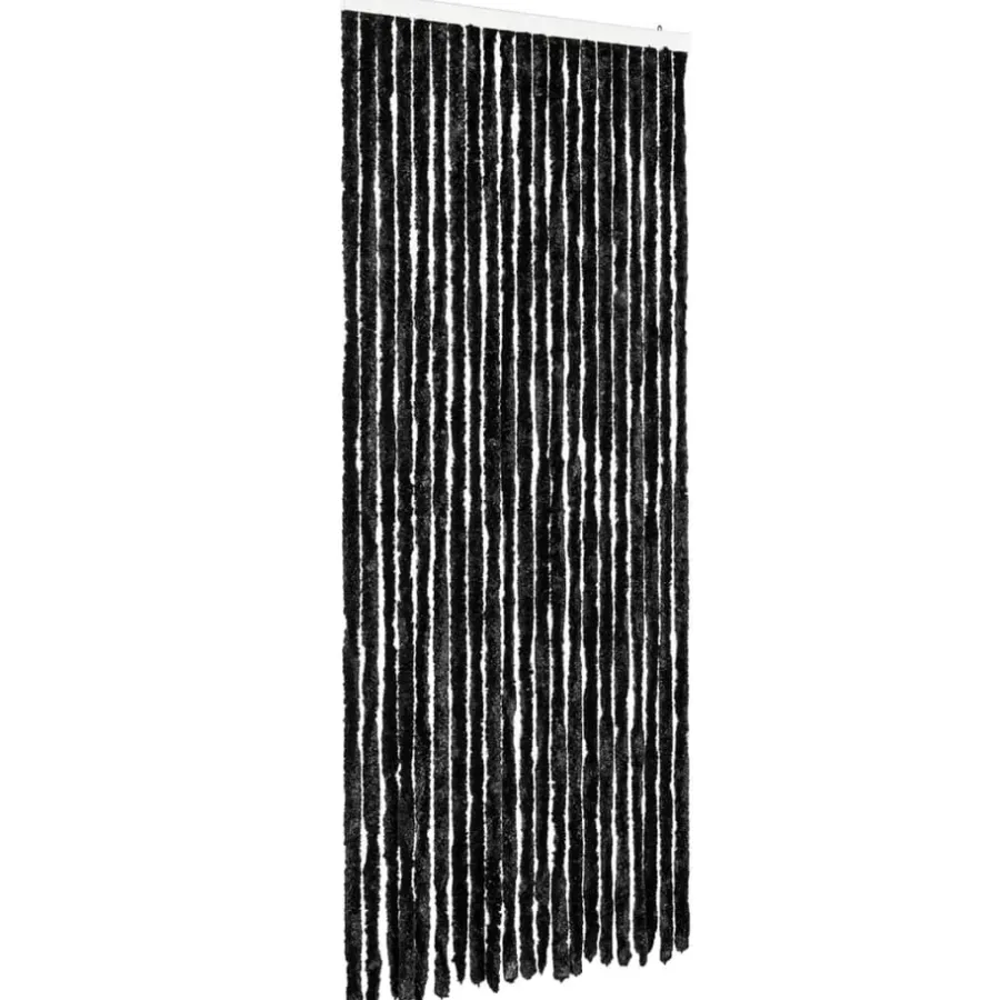 vidaXL - Insectengordijn - Antraciet - Polypropyleen - 90 x 220 cm