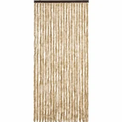 vidaXL - Insectengordijn - Beige - Polypropyleen - 90 x 220 cm