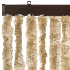 vidaXL - Insectengordijn - Beige - Polypropyleen - 100 x 220 cm
