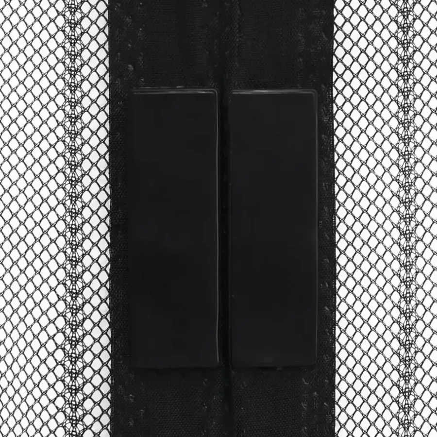 vidaXL - Insectengordijn - Zwart - Polyester - 210 x 100 cm
