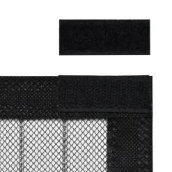 vidaXL - Insectengordijn - Zwart - Polyester - 210 x 100 cm