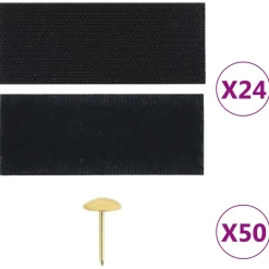 vidaXL - Insectengordijn - Zwart - Polyester - 210 x 100 cm