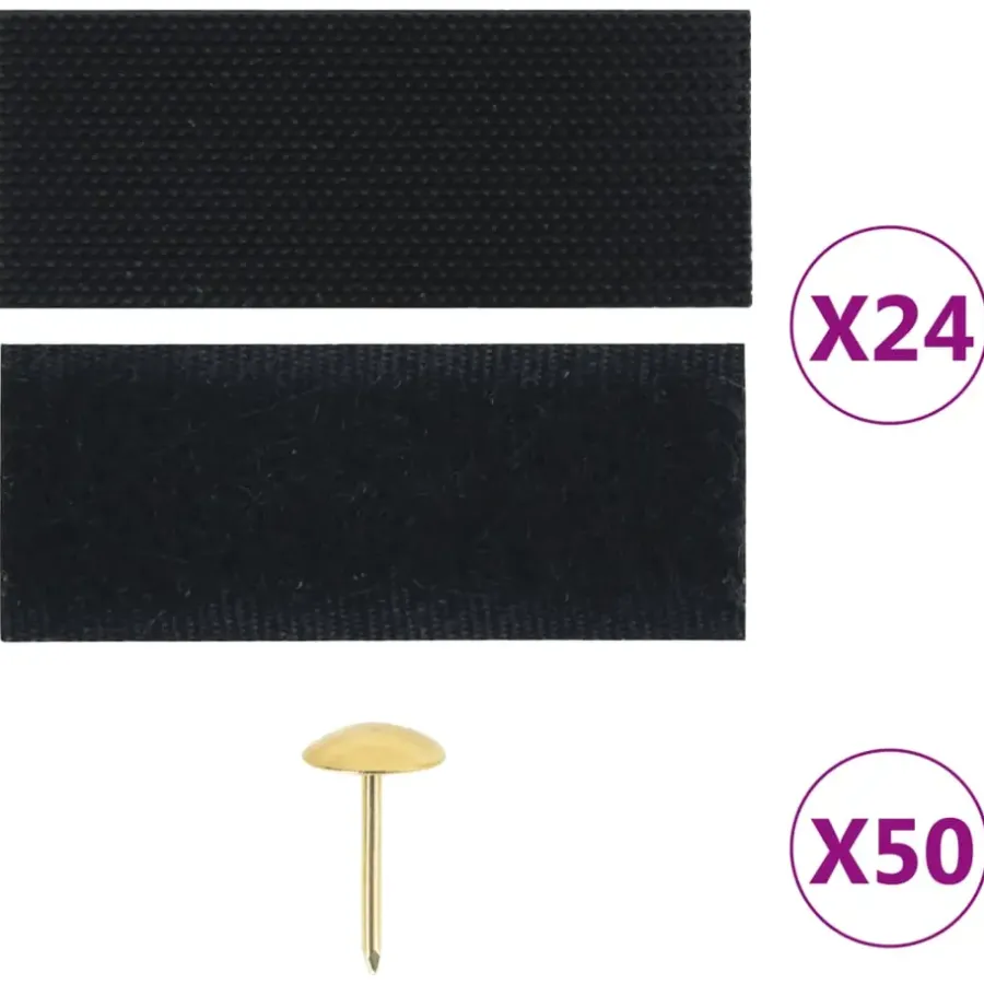 vidaXL - Insectengordijn - Zwart - Polyester - 210 x 100 cm