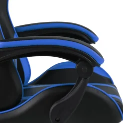Gamestoelen-vidaXL - Kantoorstoel - Blauw - Kunstleer