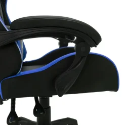 Gamestoelen-vidaXL - Kantoorstoel - Blauw - Kunstleer