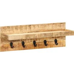 vidaXL - Kapstok - Bruin - Hout