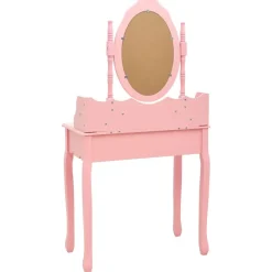 Kaptafels-vidaXL - Kaptafel - Roze - Hout