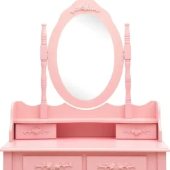 Kaptafels-vidaXL - Kaptafel - Roze - Hout