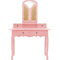 Kaptafels-vidaXL - Kaptafel - Roze - Hout