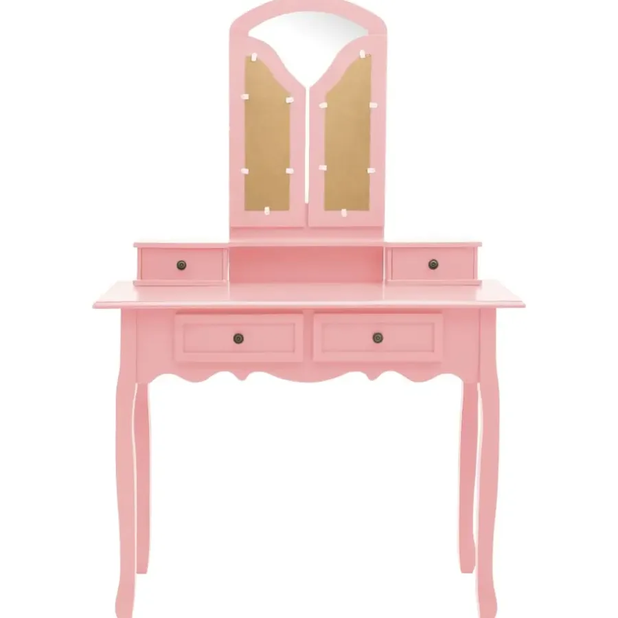 Kaptafels-vidaXL - Kaptafel - Roze - Hout